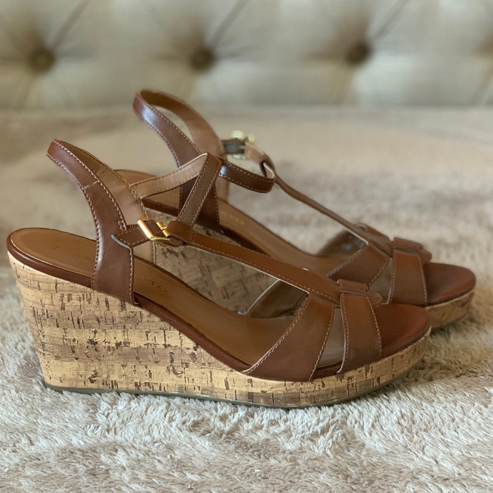 Franco Sarto Cork Wedges